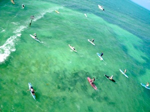 The 12-mile Paddleboard Classic course takes competitors past Key West landmarks such as the Southernmost Point marker, Fort Zachary Taylor Historic State Park and Mallory Square.